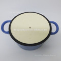 Cacerola / cacerola redondas del arrabio del esmalte azul de la alta calidad 20 como utensilios de cocina / utensilios de cocina